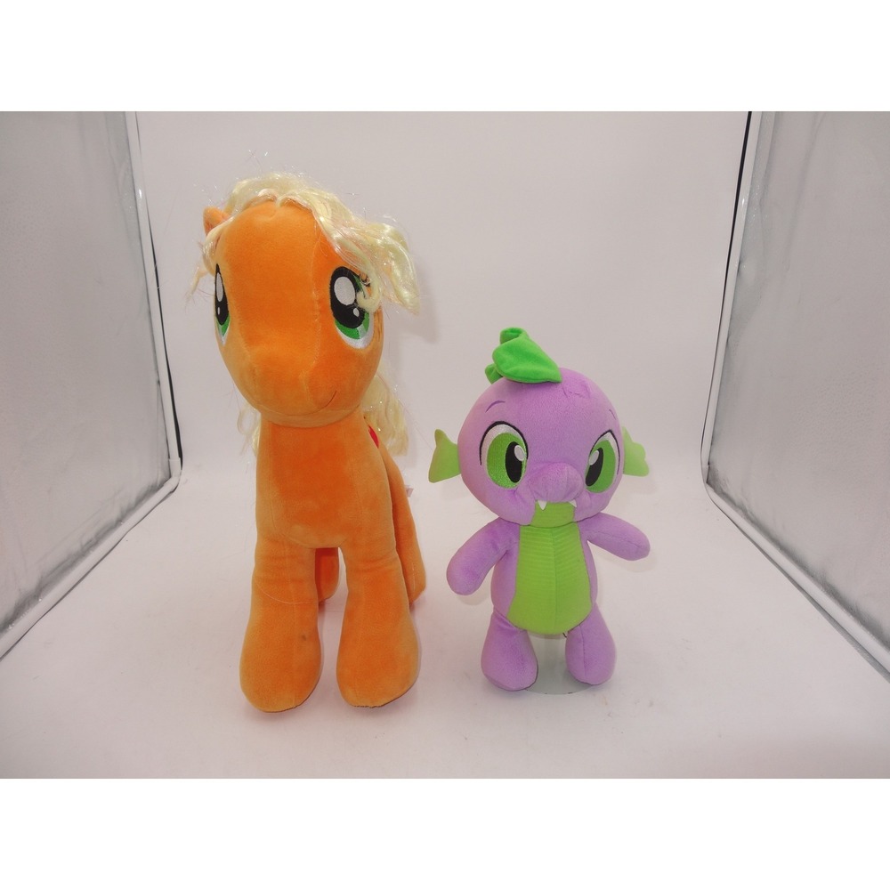 My Little Pony Ty Sparkle Applejack and Spike Plush Toy Set 2017 Hasbro - Picture 7 of 10